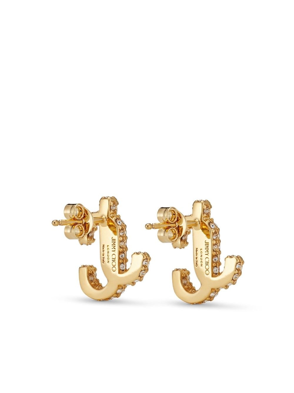 JC crystal-embellished stud earrings - 5