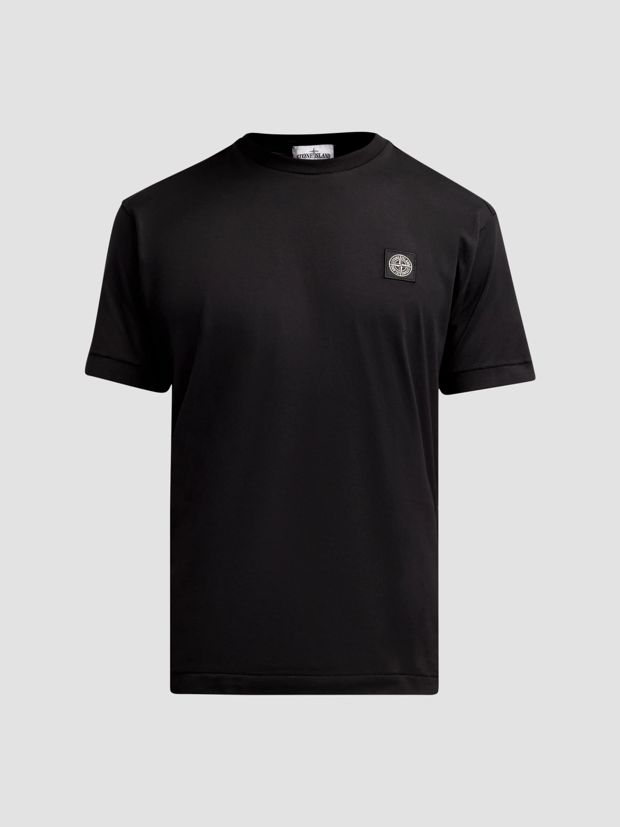 Men's Cotton Crewneck T-Shirt - Black - 1