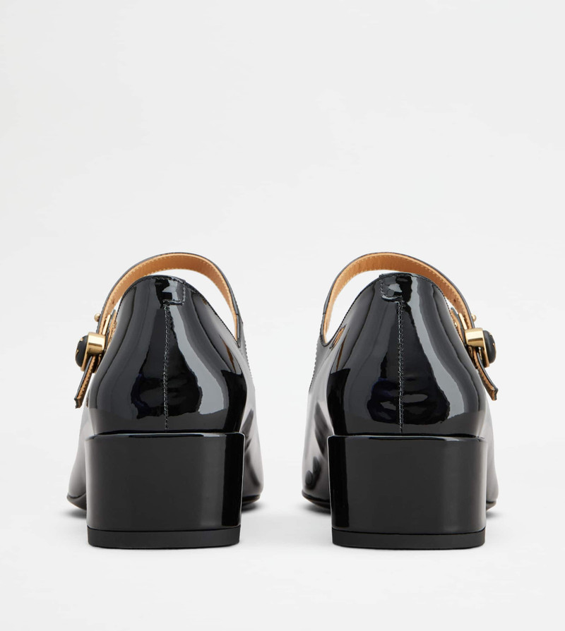 Tod's MARY JANE PUMPS IN LEATHER - BLACK outlook