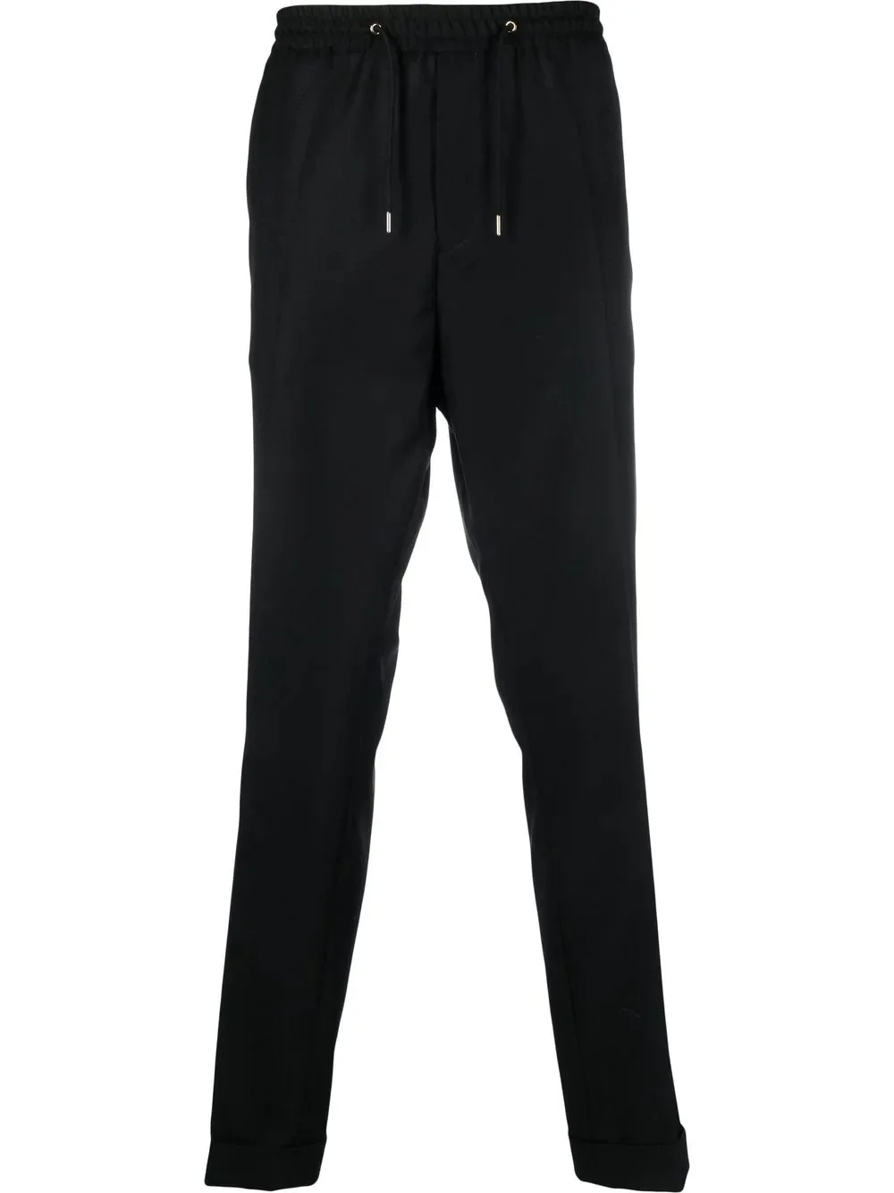 drawstring tapered trousers - 1