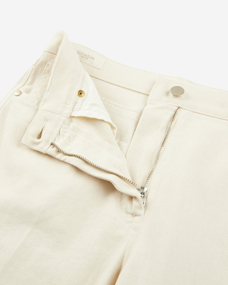 Regular fit five pocket cotton bull trousers 6