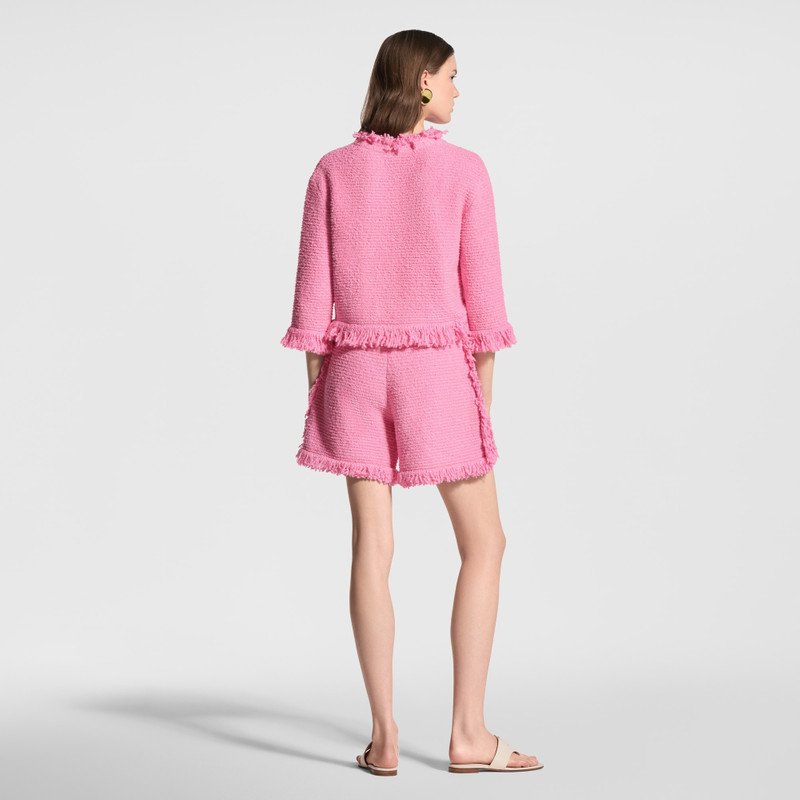 Fringe Hem Toweling Jacket 5