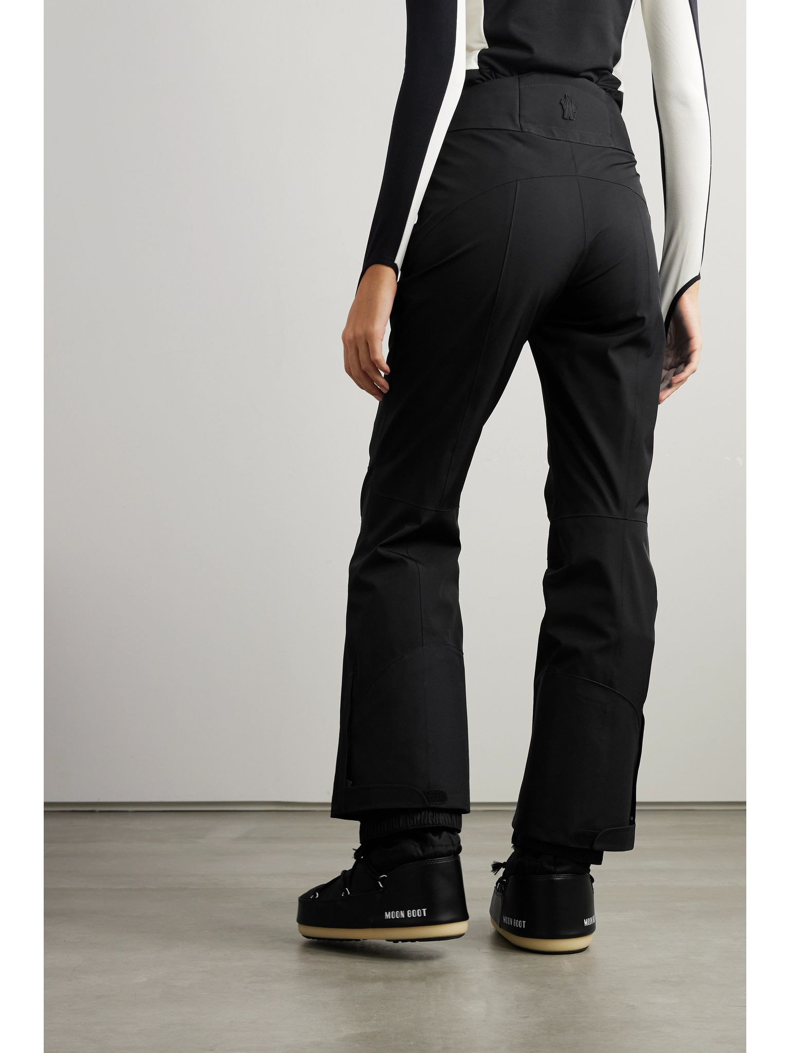 Buckled bootcut ski pants Black - 3