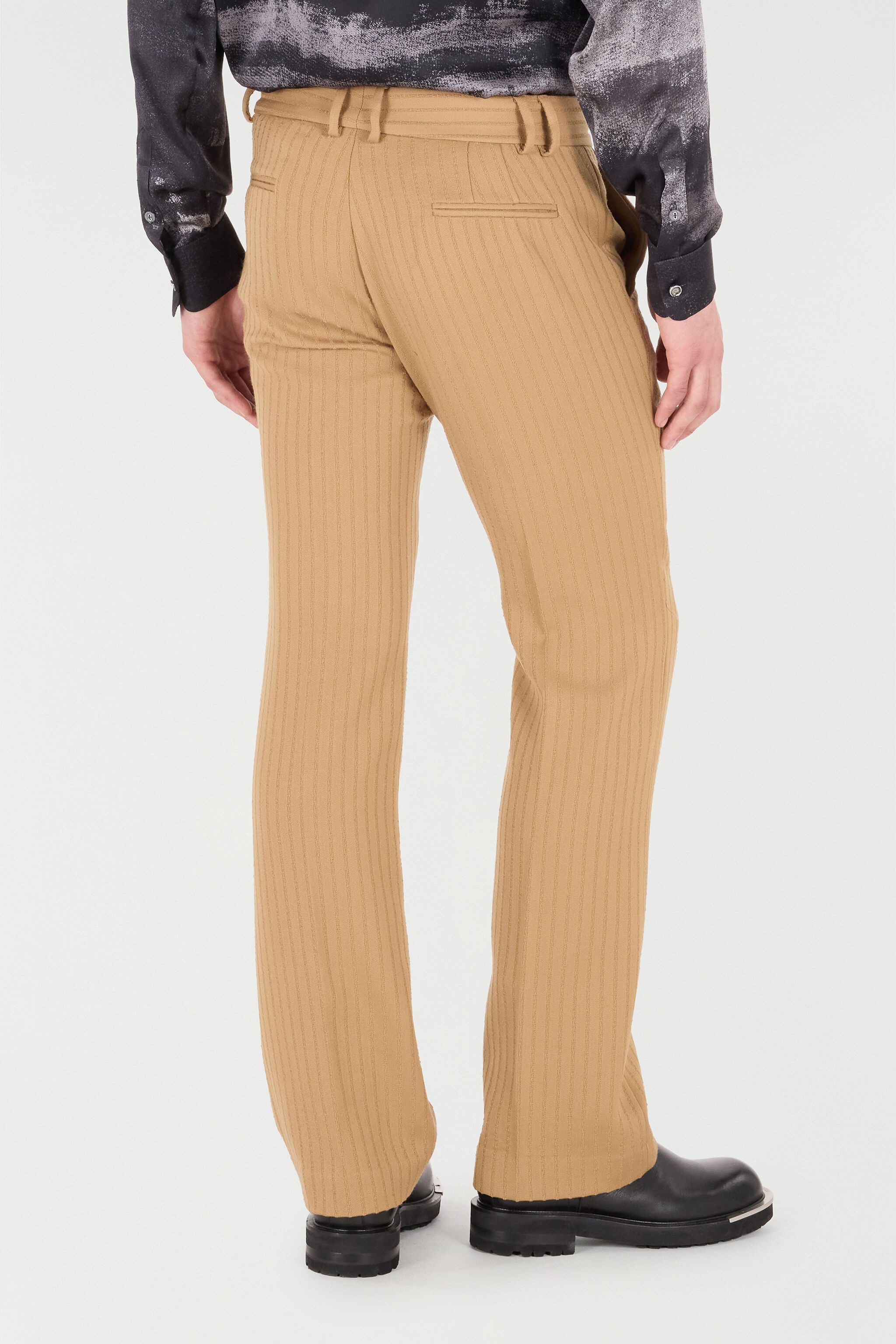 Striped Virgin Wool Pants - 4