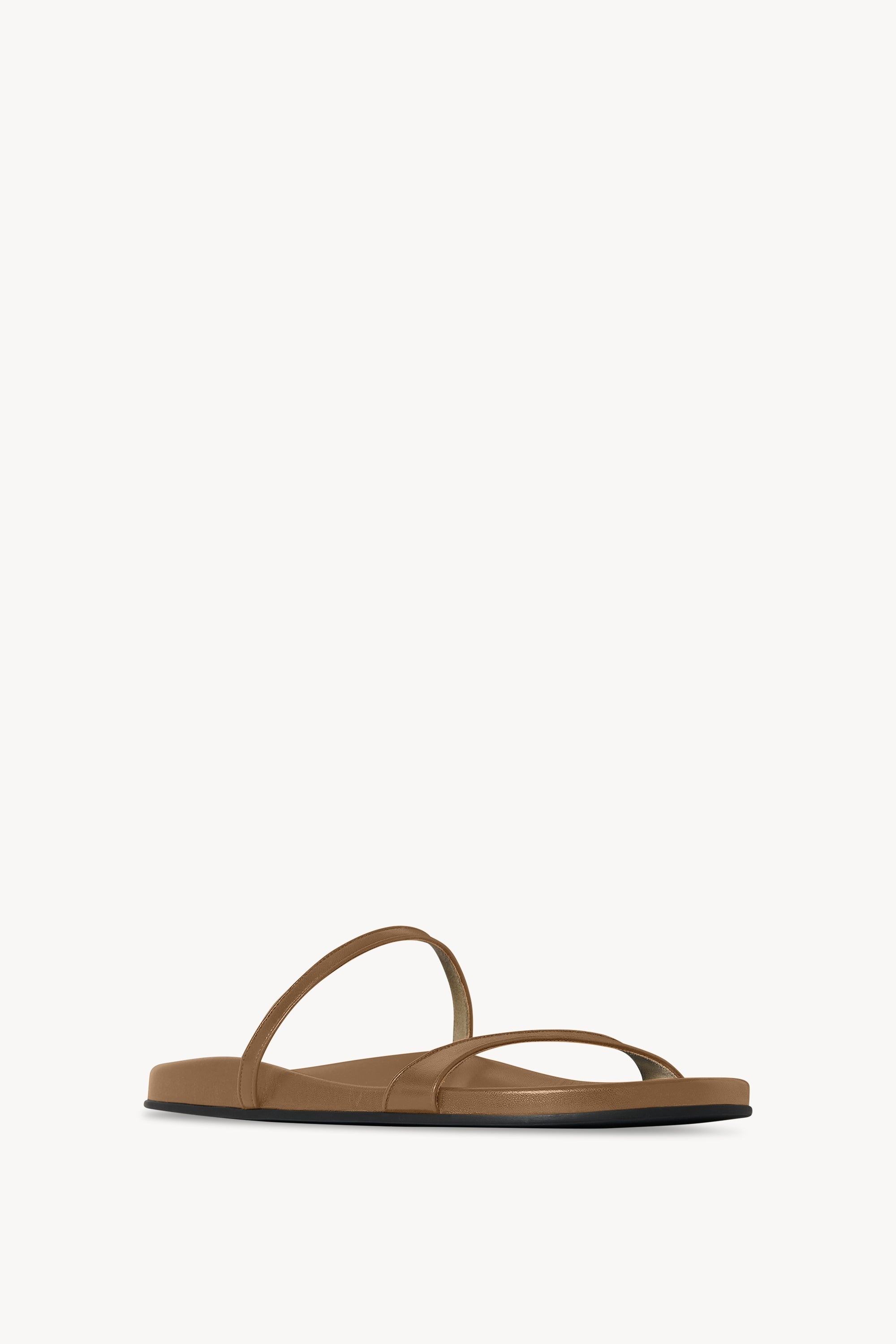 Hugh Thin Strap Slide in Leather - 2