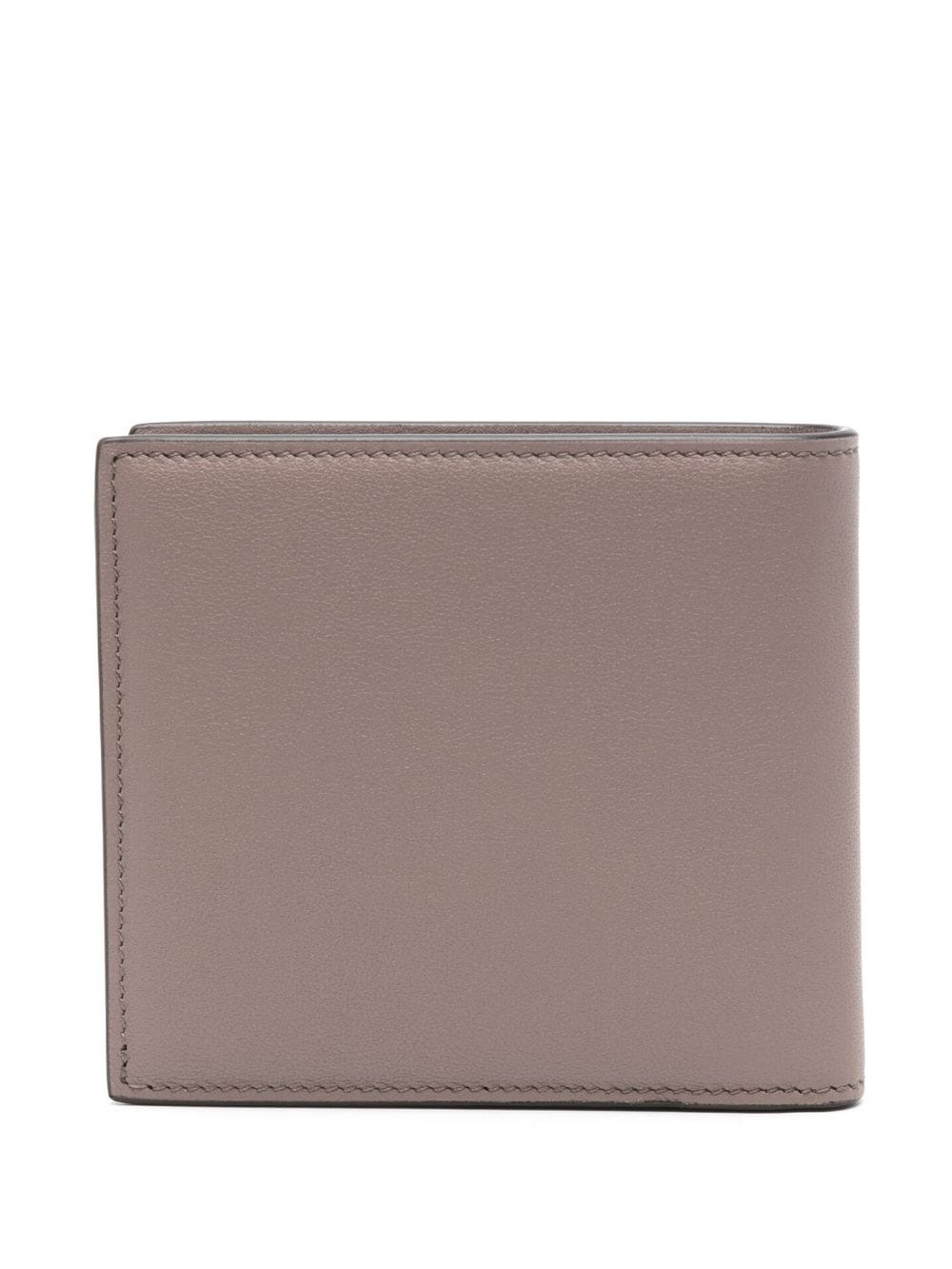 V-logo leather wallet - 2