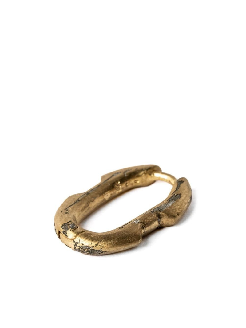 Parts of Four extra small Deco gold-plated earring outlook