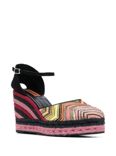 Missoni zigzag wedge espadrilles outlook