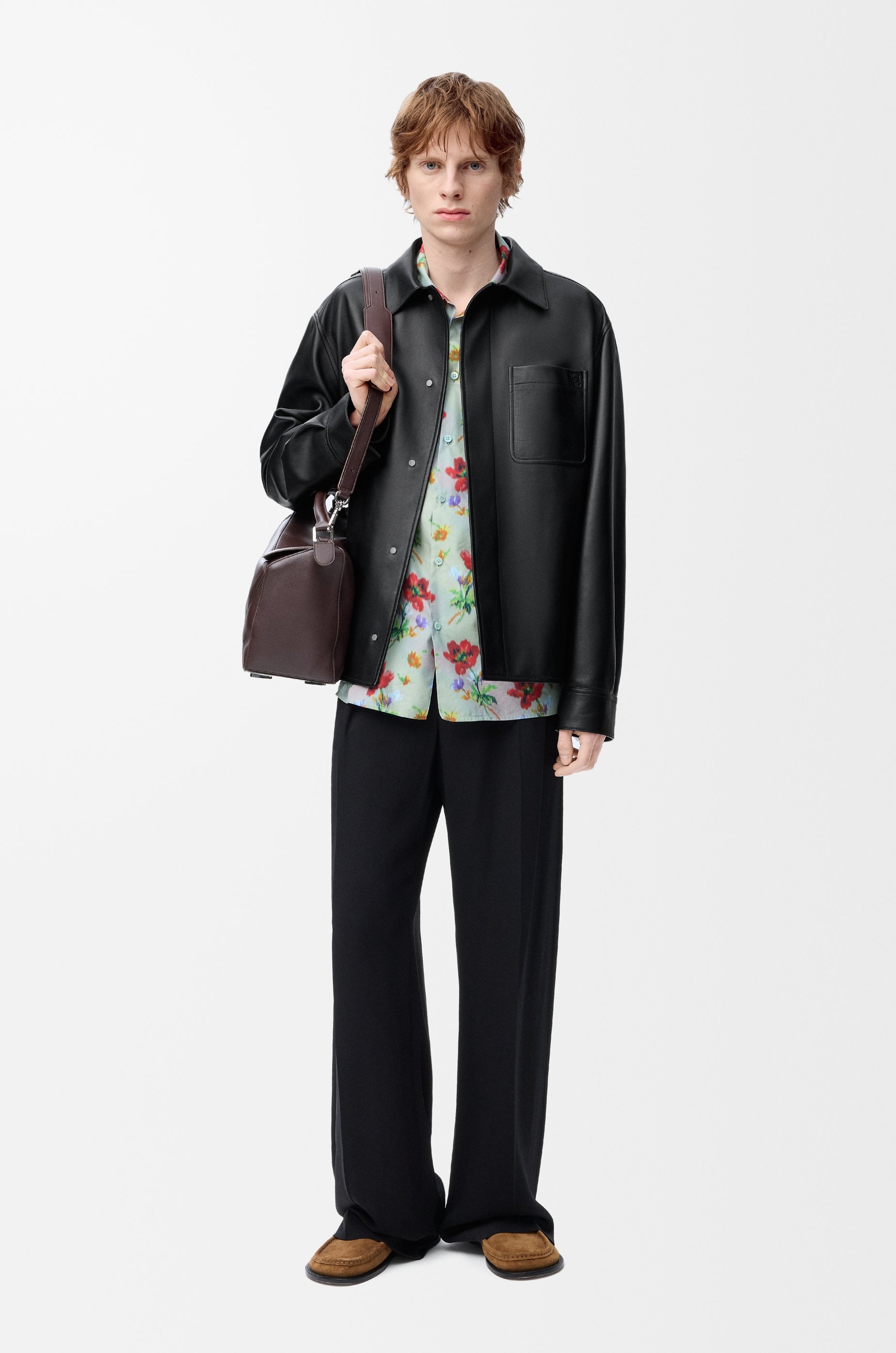 Overshirt in nappa lambskin - 2