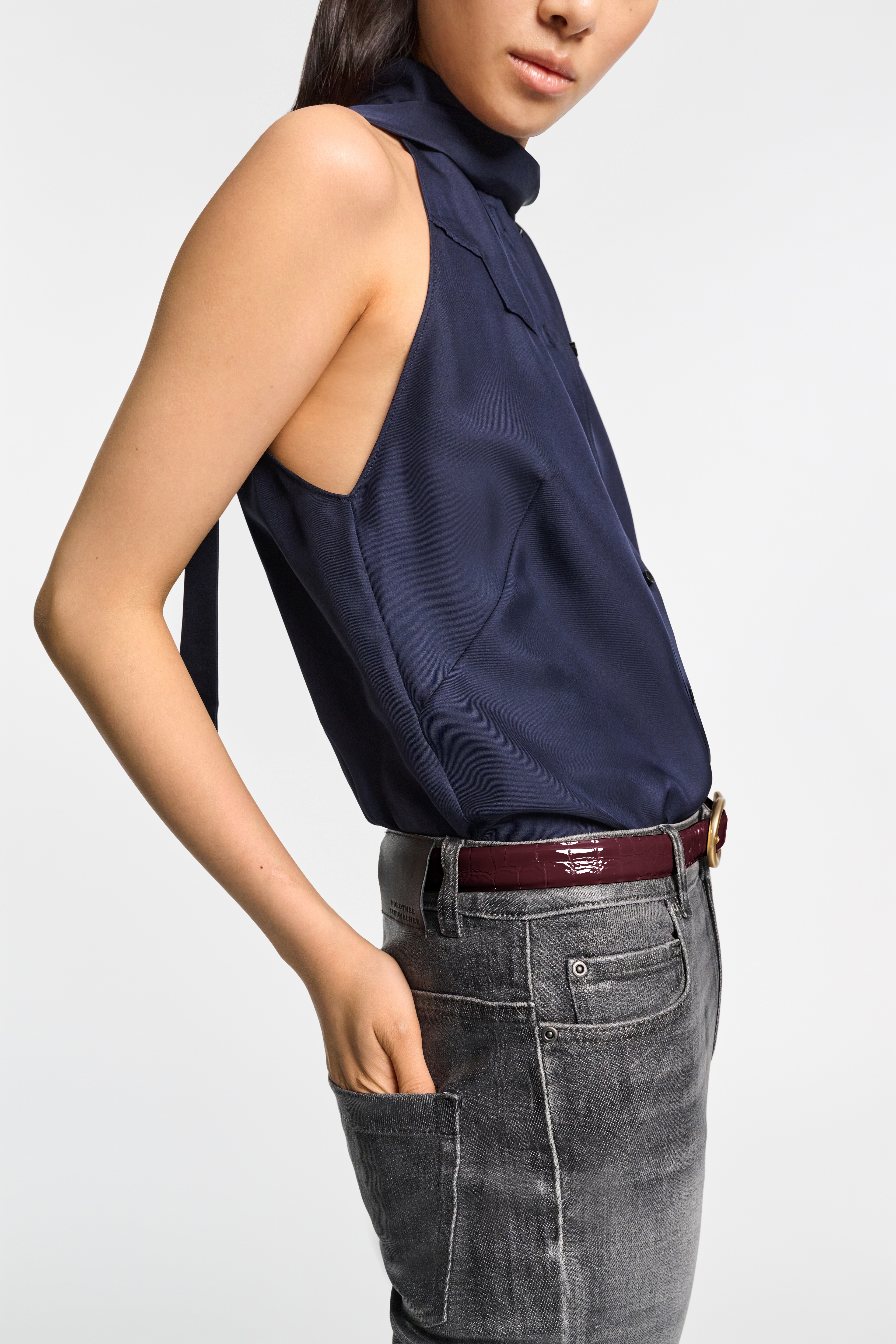 EXOTIC SHINE - Reversible belt - 3