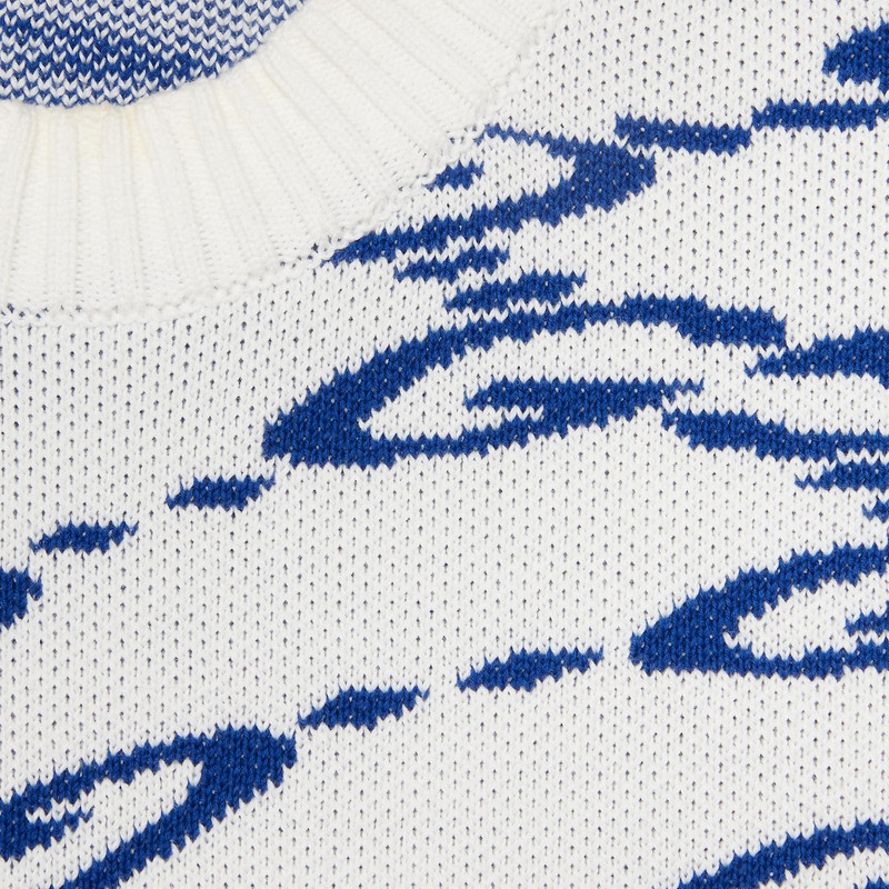 Wavy GG cotton sweater 4