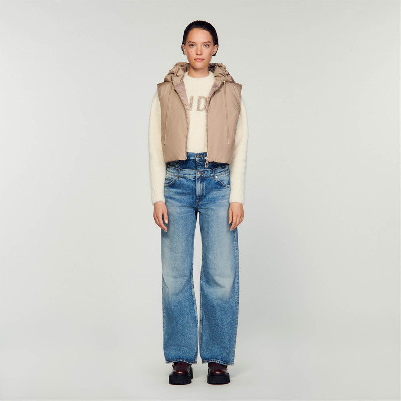 Sandro SLEEVELESS PUFFER JACKET outlook