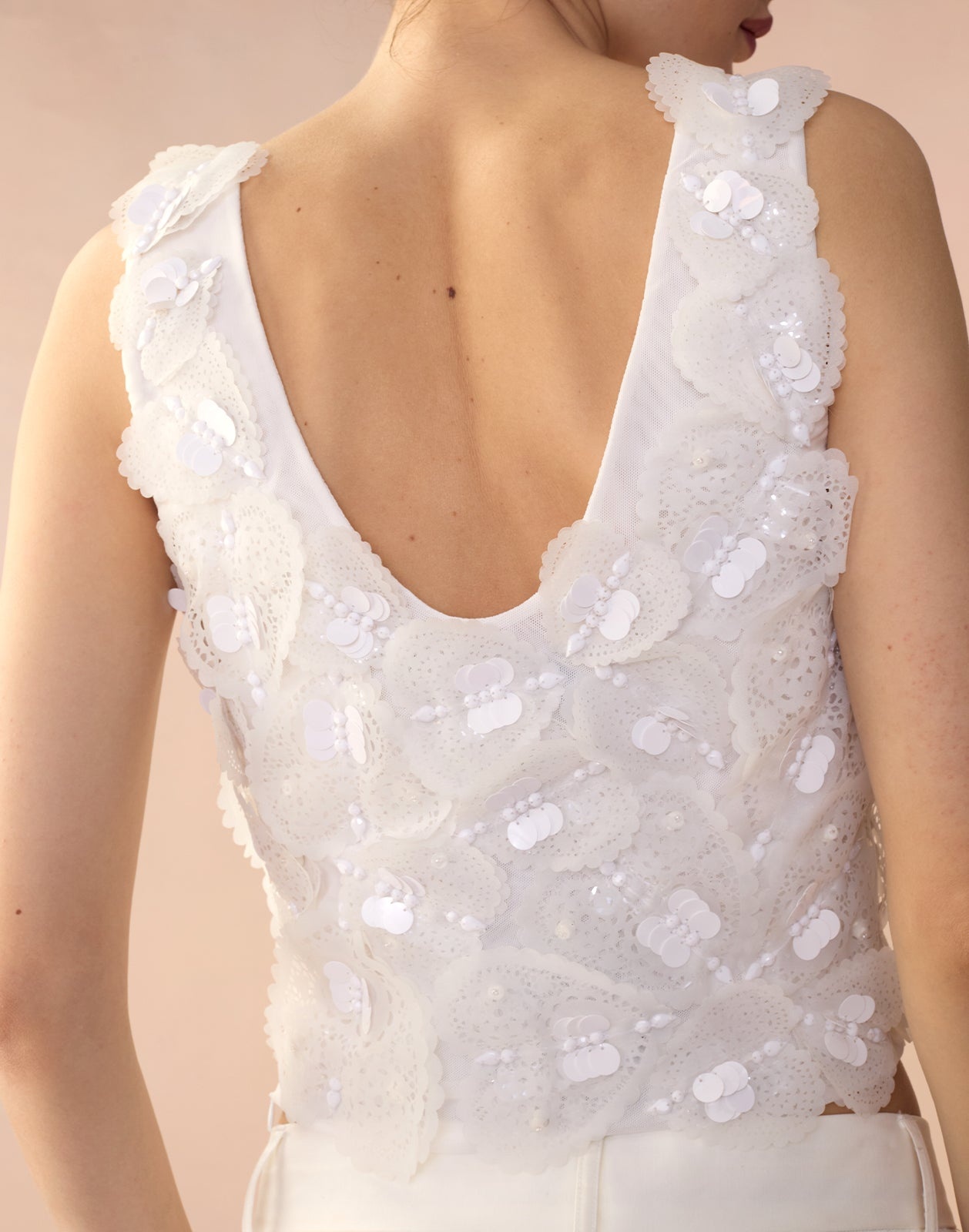 Elle Embellished Hearts Top - 4