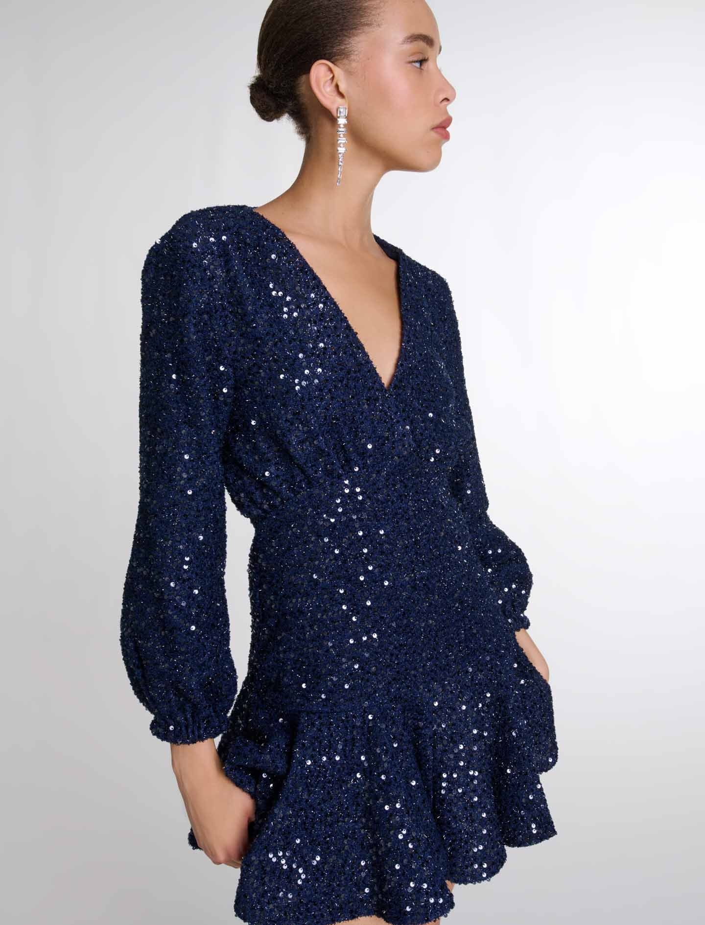 Short sequin dress - 5