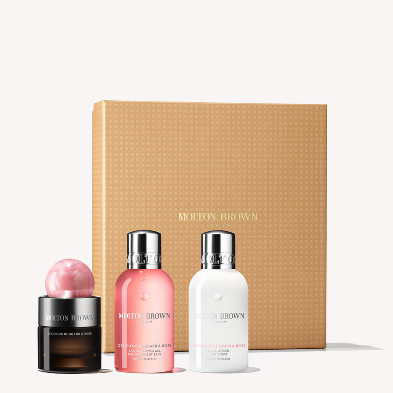 Delicious Rhubarb & Rose Fragrance Layering Set 1