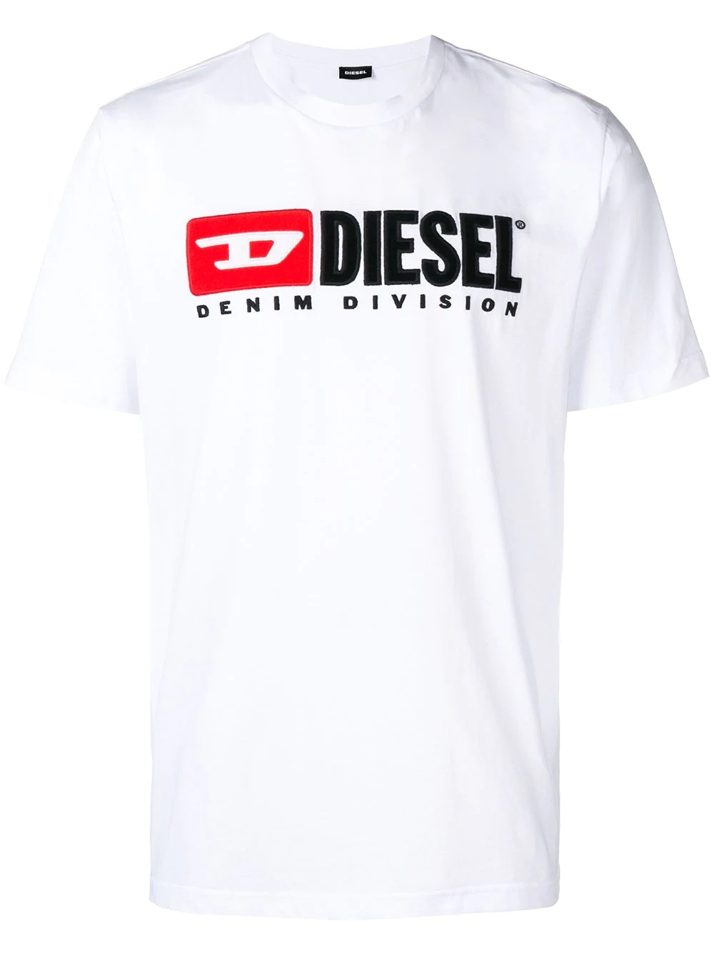 dual logo print T-shirt - 1