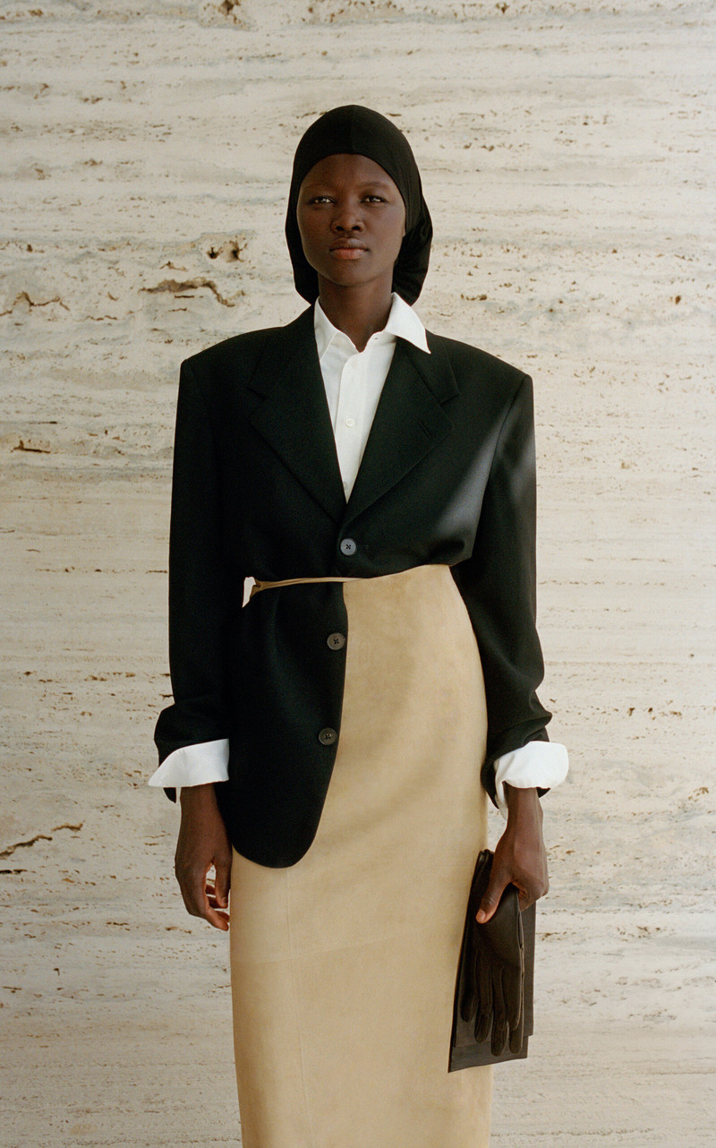 The Row Selim Wool Blazer black outlook