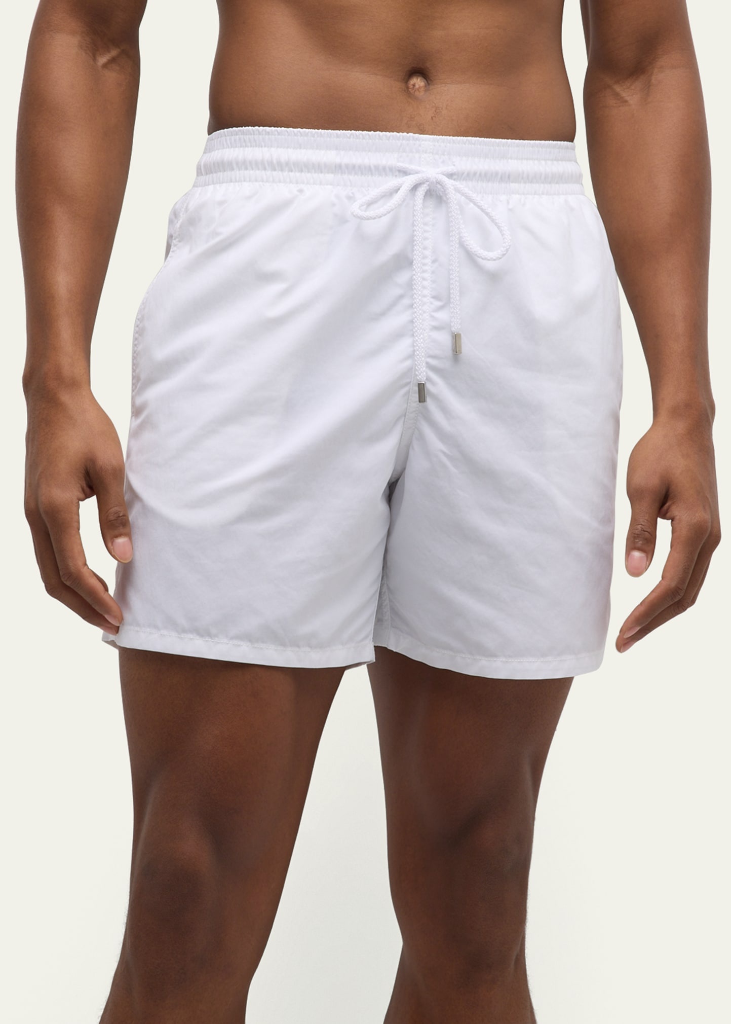 Men's Solid Swim Shorts - 4