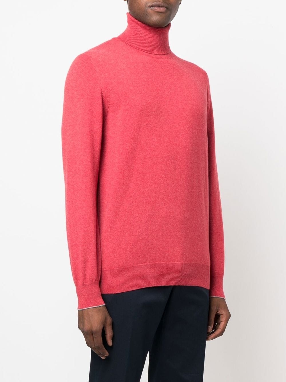 roll-neck cashmere jumper - 3