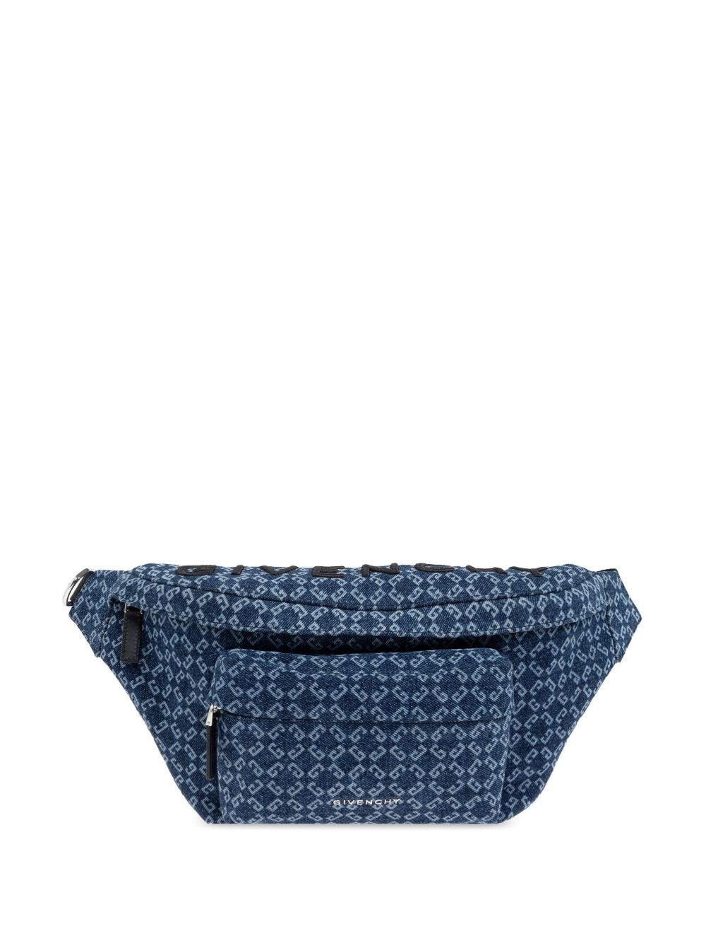 Monogram 72 denim belt bag - 1
