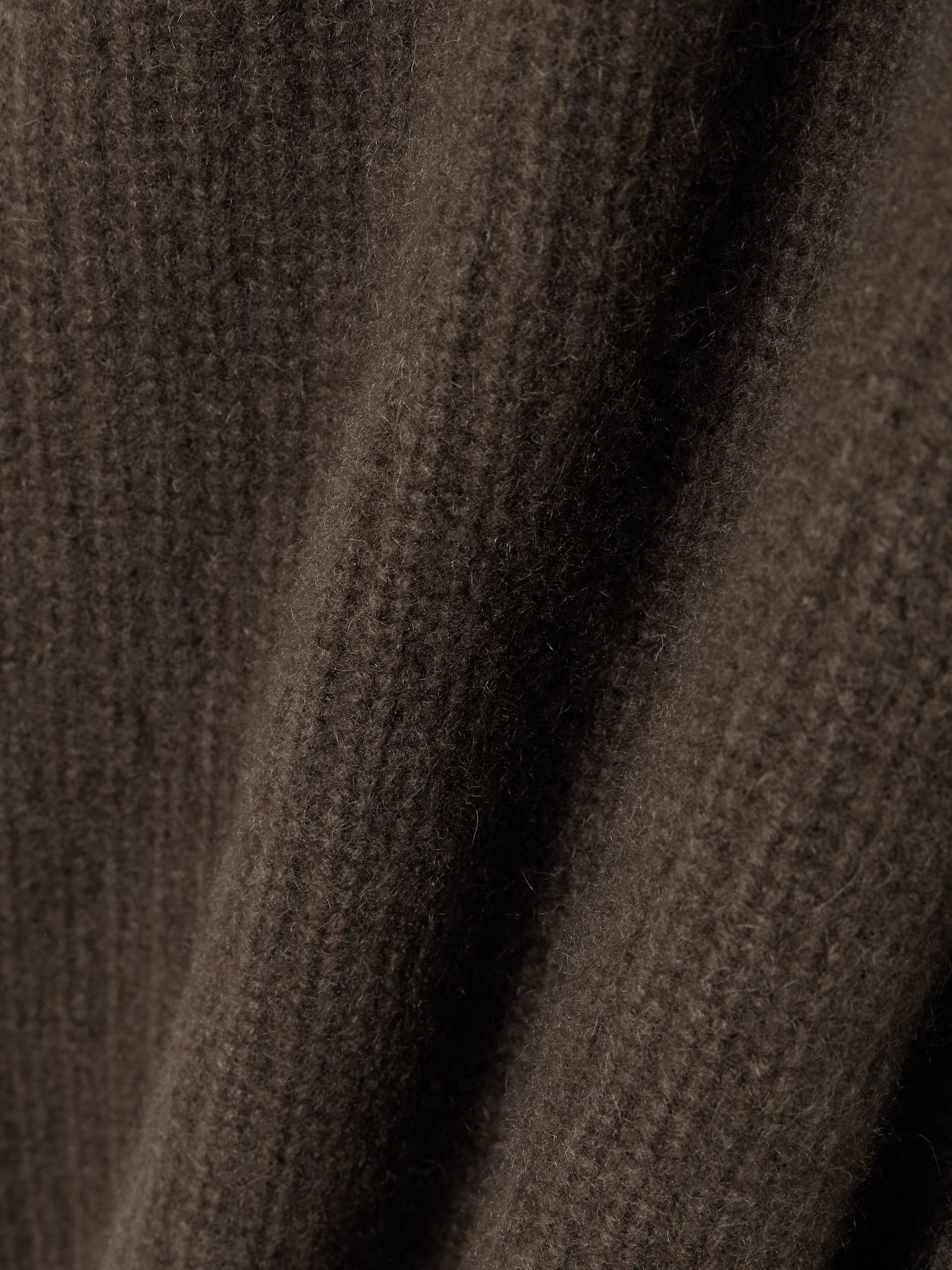 Delphine organic cashmere turtleneck sweater Brown - 4