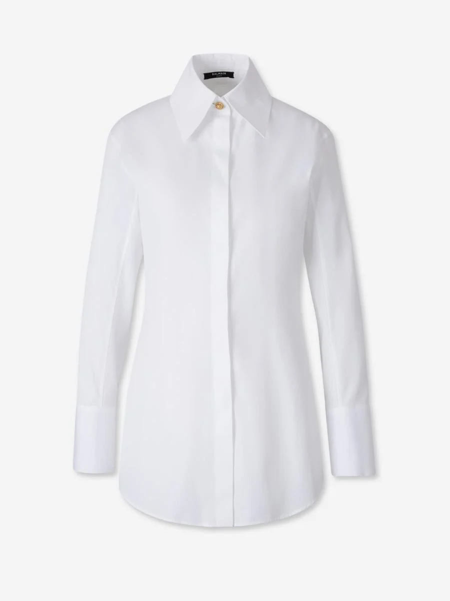 Balmain Plain Dress Shirt - 1