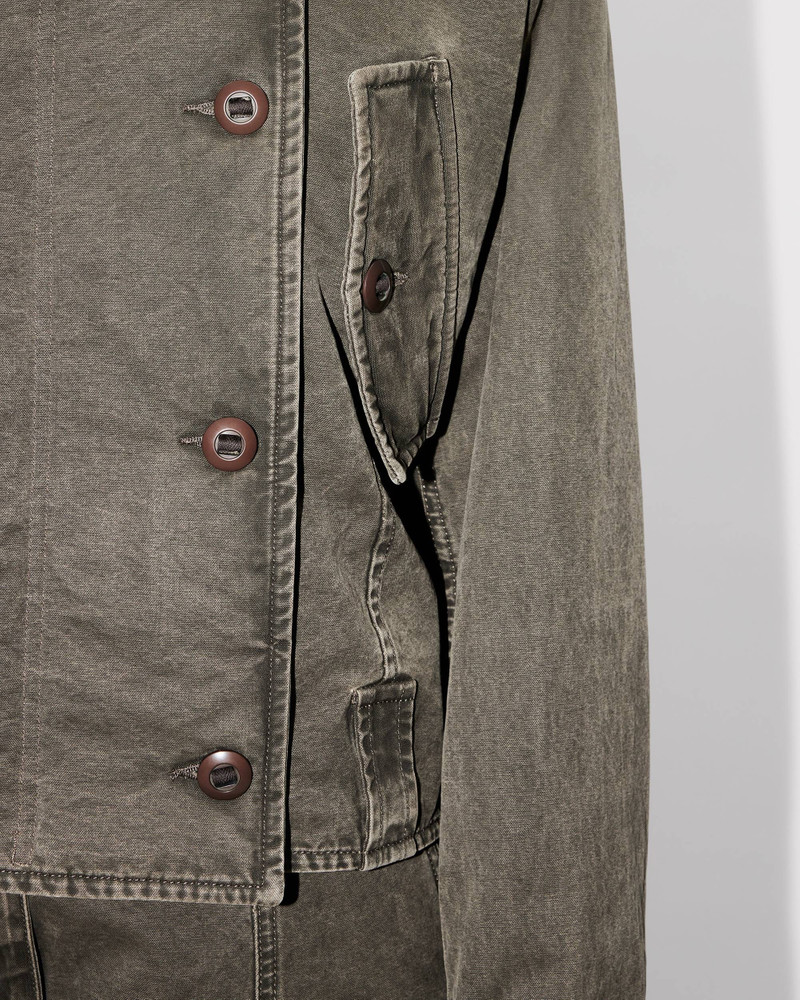 Bomber jacket in cotton canvas 7