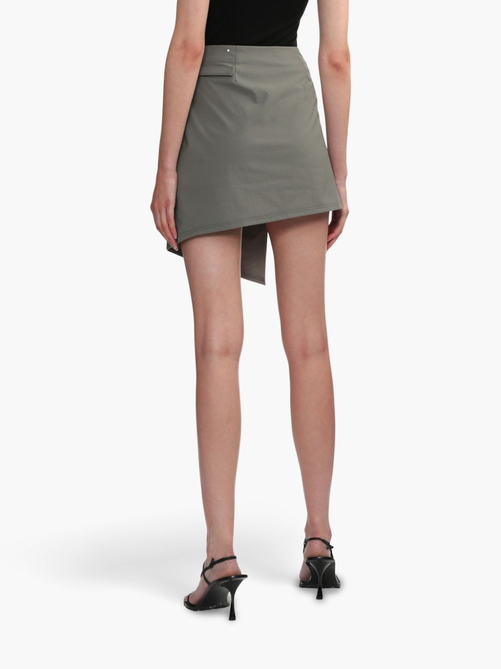 asymmetric wrap skirt - 4