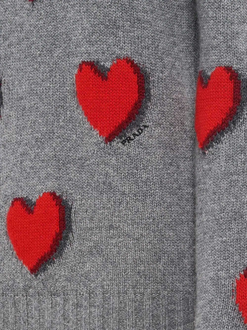 heart print jumper - 3