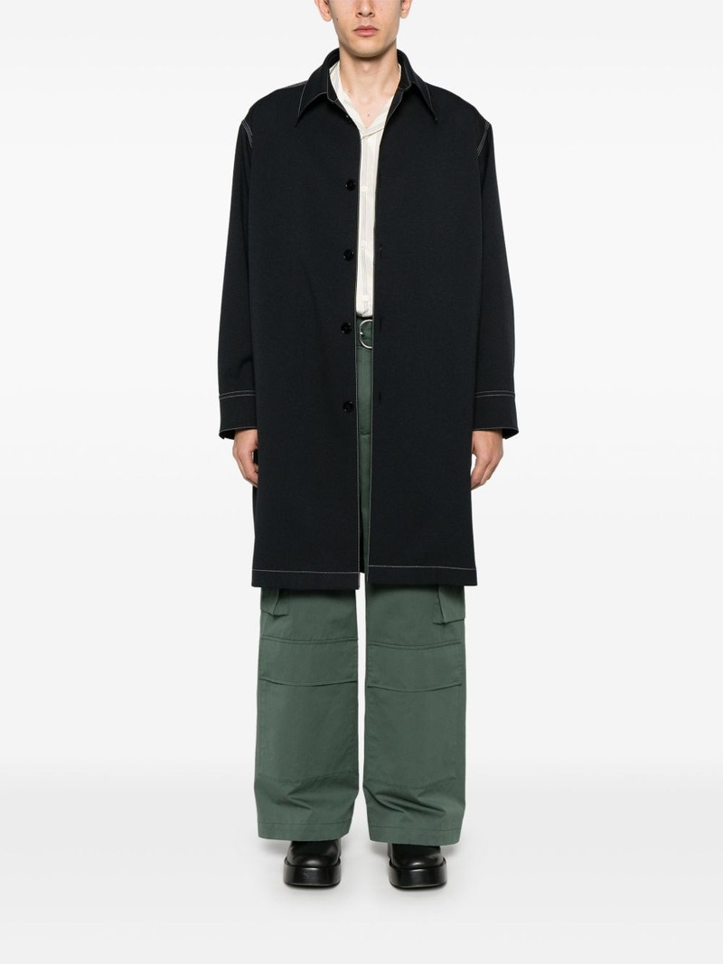Jil Sander single-breasted coat outlook