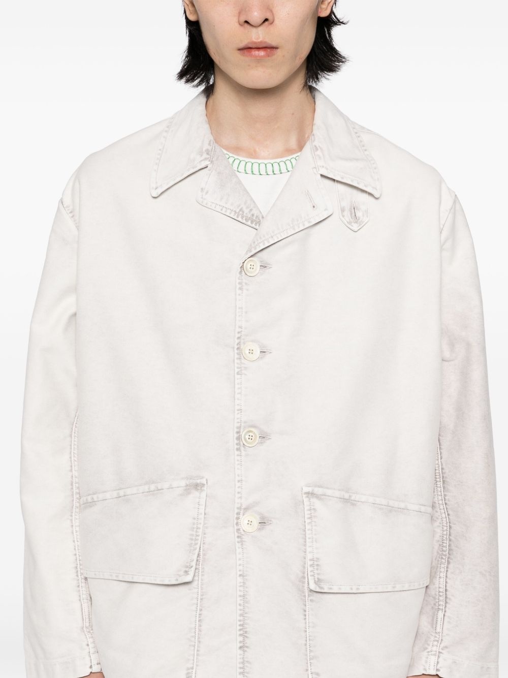 cotton shirt jacket - 5