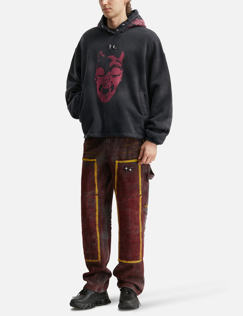 Thug Club RIDING SKULL HOODIE outlook