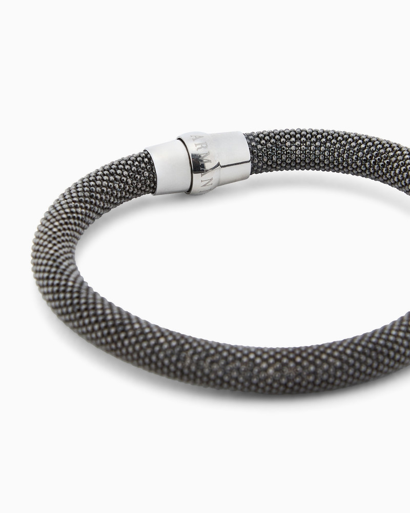 GIORGIO ARMANI TUBULAR SILVER BRACELET outlook