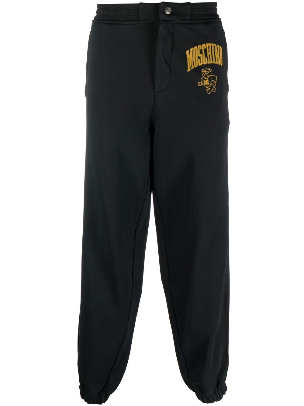 logo-print cotton sweatpants - 1