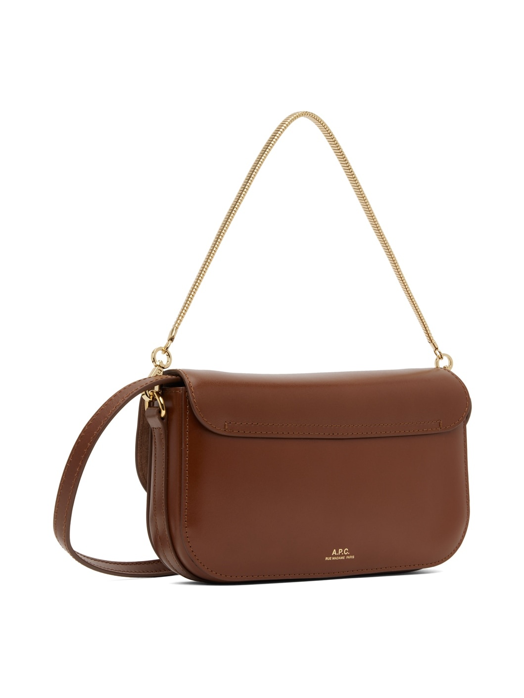 Brown Grace Chain Shoulder Bag - 3