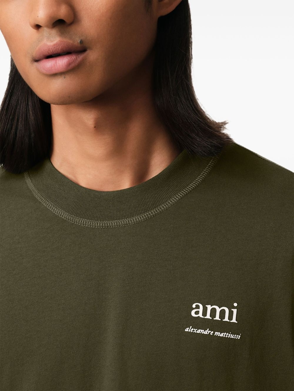 logo-embroidered T-shirt - 6