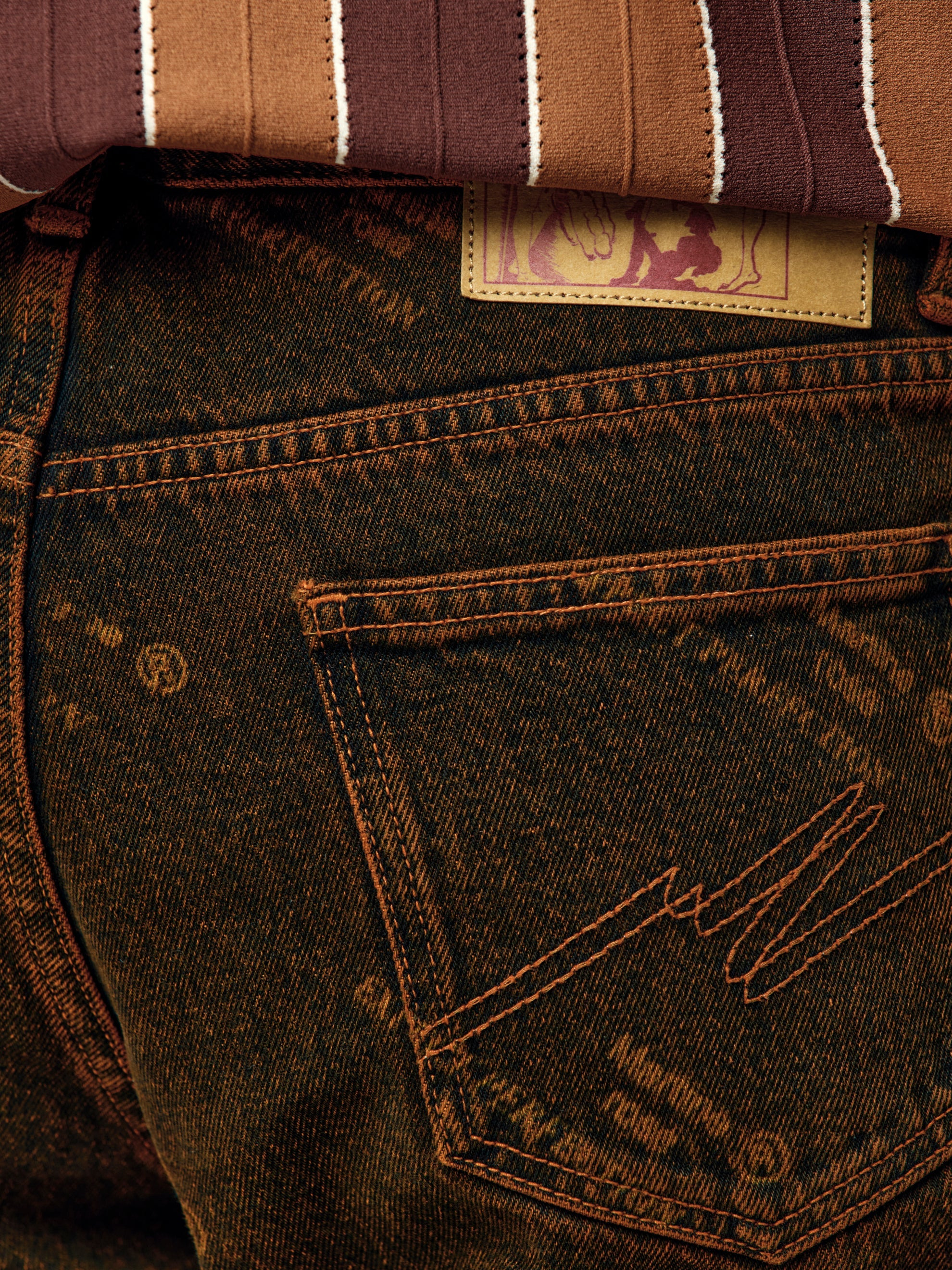 RELAXED FIT JEAN (ORANGE LASER) - 6