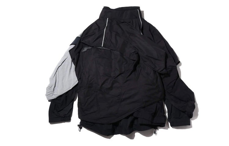 Nike Lab Collection Nrg Dh Jacket Splicing multilayer Black Gray AV8265-010 - 2