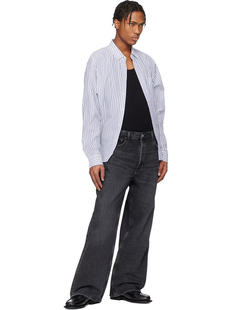 AGOLDE Black Low Slung Baggy Jeans outlook