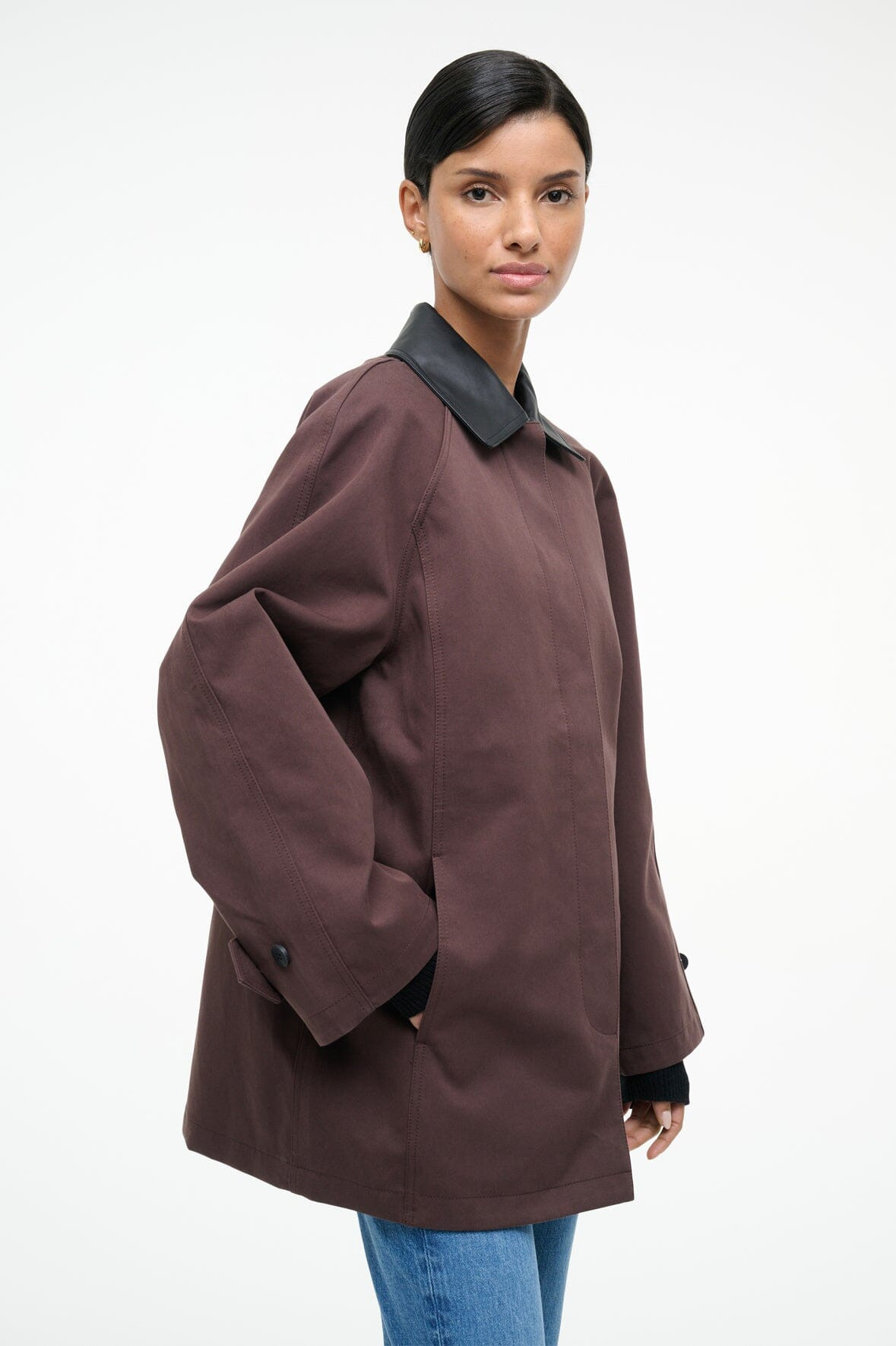 STAUD JONAH JACKET EARTH - 4