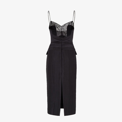 FENDI Black satin dress outlook