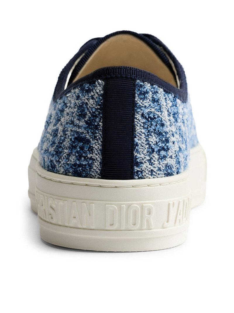 DIOR OBLIQUE BLUE WALK`N DIORIVIERA SNEAKER IN SPONGY DENIM 3