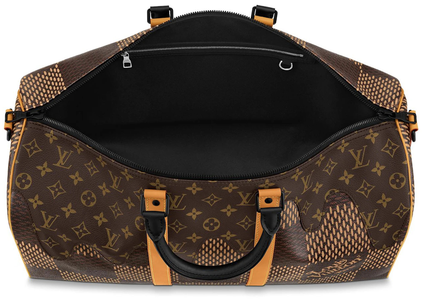 Louis Vuitton x Nigo Keepall Bandouliere Damier Ebene Giant 50 Brown - 3