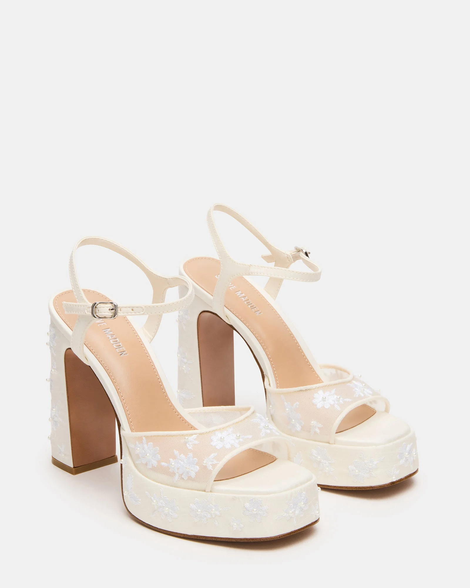 LIANDRA EMBELLISHED WHITE MESH - 1