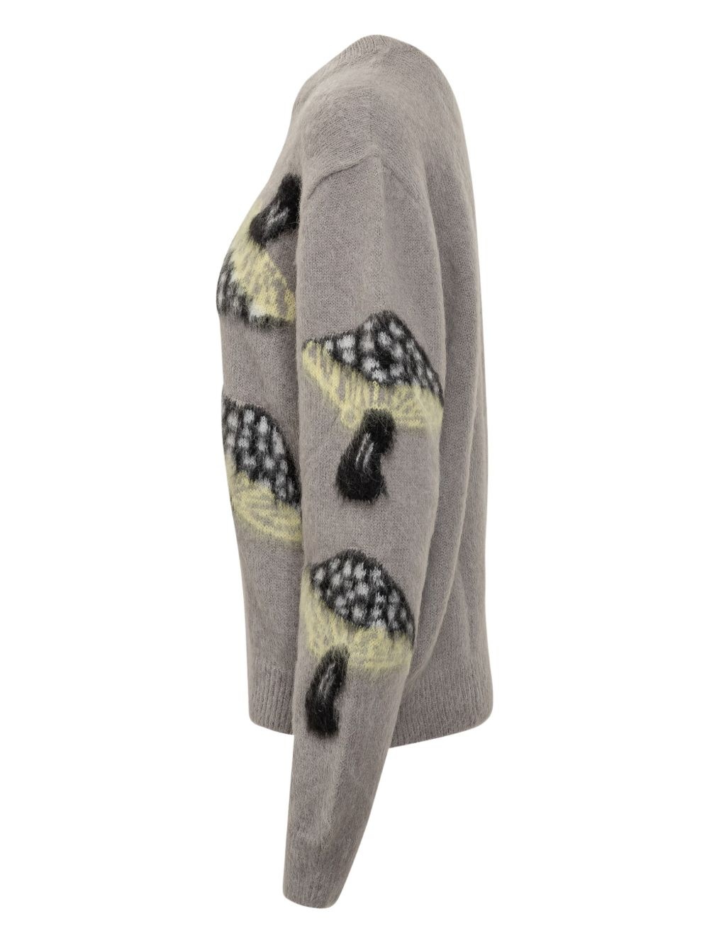 mushroom-intarsia sweater - 3