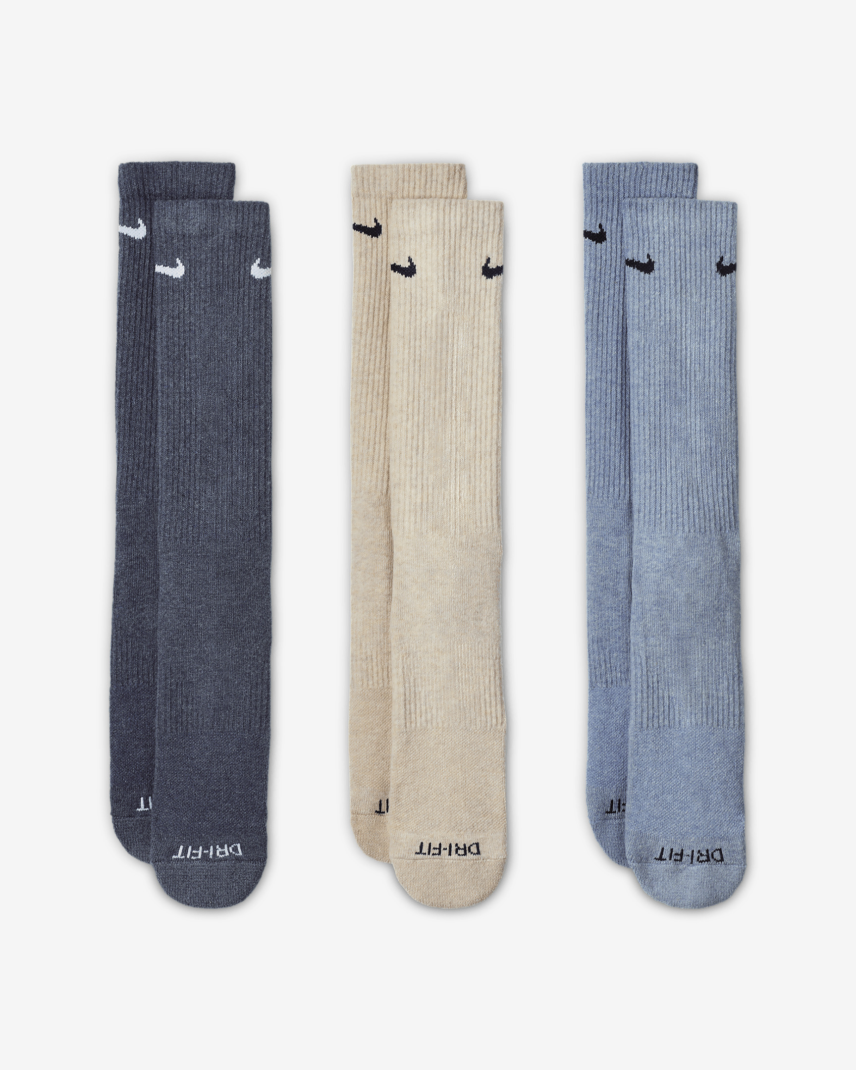 Nike Everyday Plus Cushioned Training Crew Socks (3 Pairs) - 2