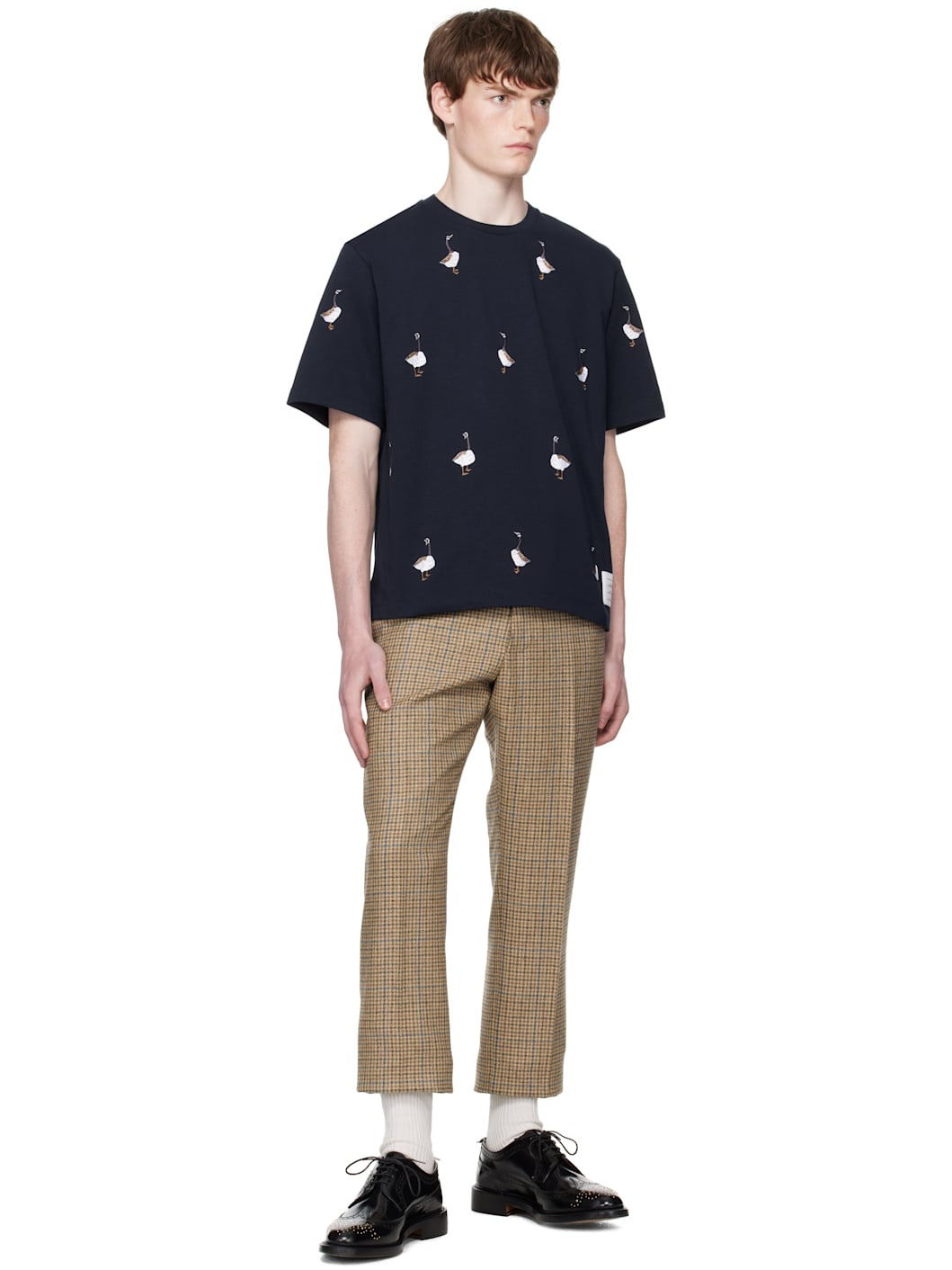 Navy Geese Jersey T-shirt - 4