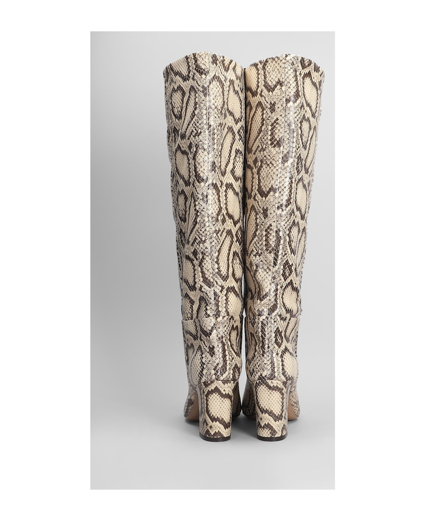 Lavinia Boot 75 High Heels Boots In Python Print Leather - 4