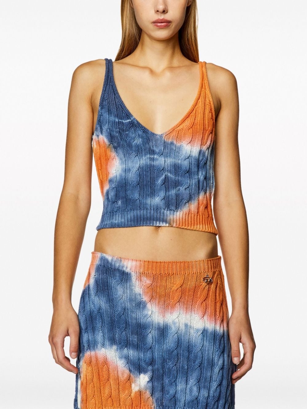 M-Mila cable-knit crop top - 3
