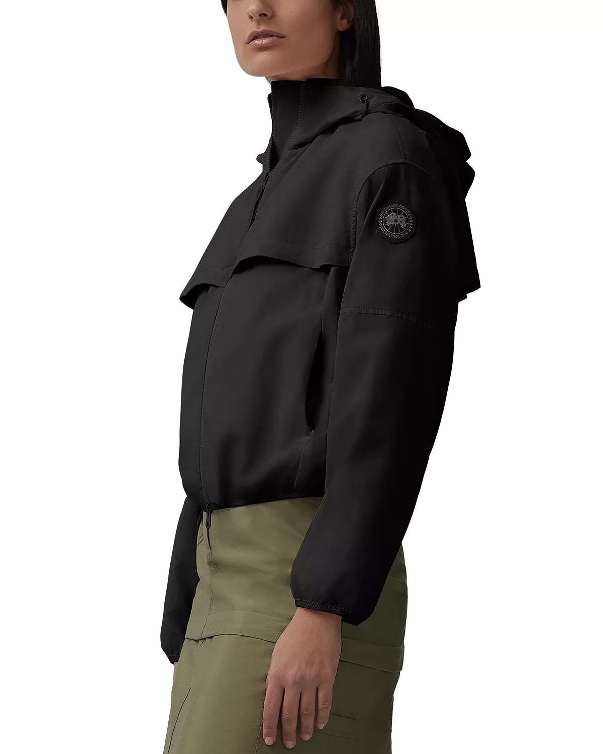 Black Label Sinclair Hooded Cropped Jacket - 5